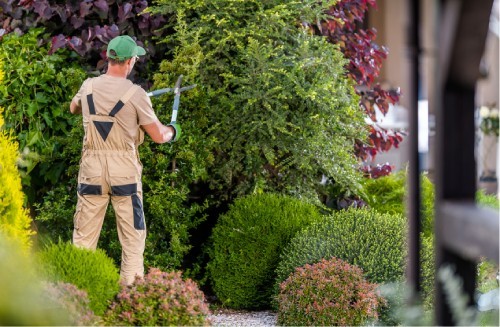 Gardener working outdoors recruitment